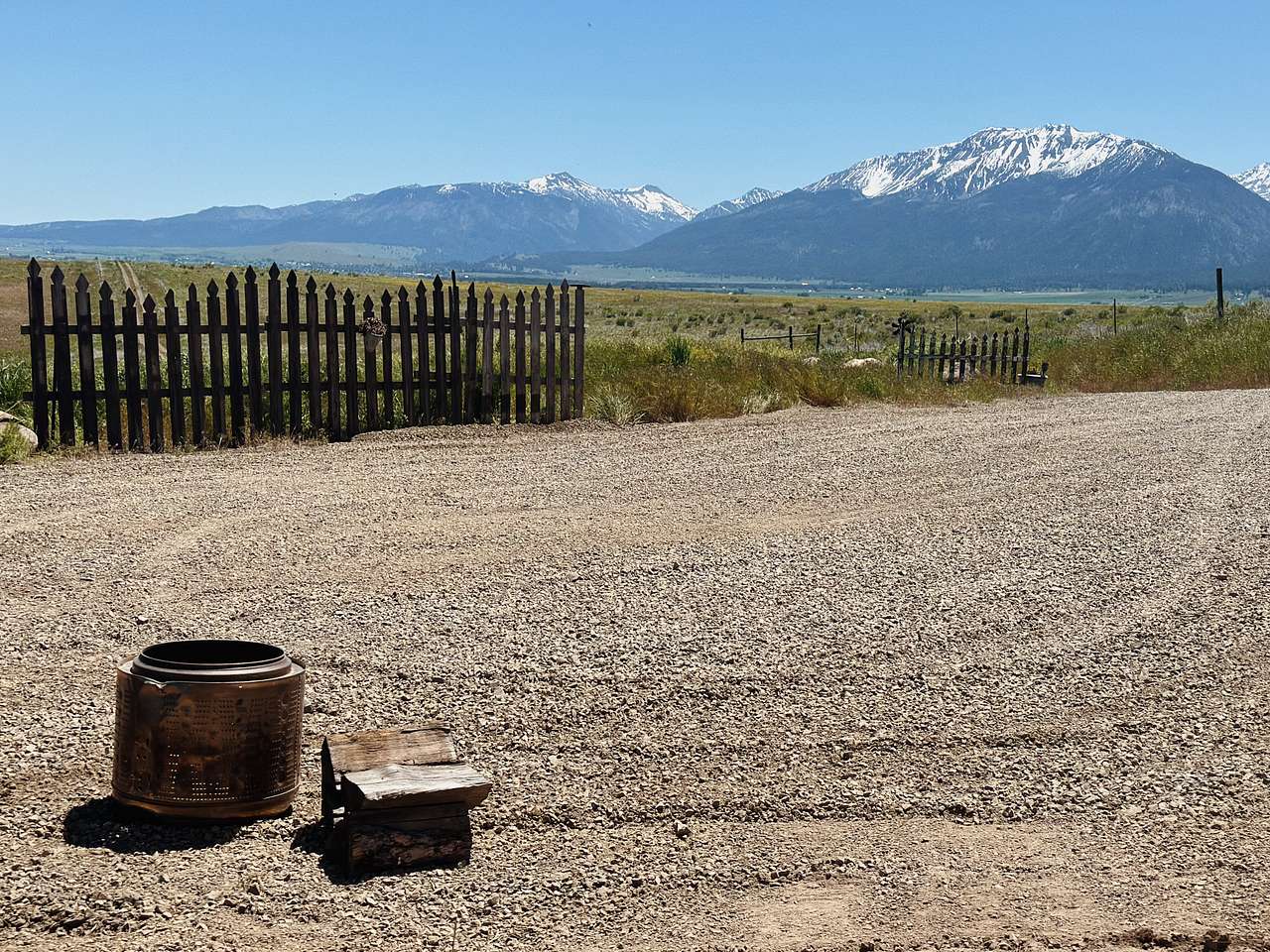 Fire pit on site & fire wood for sale 