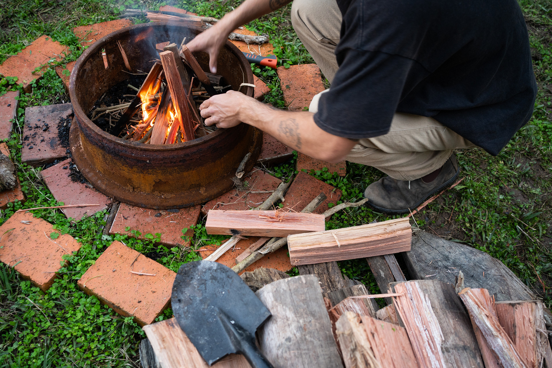 Fire setup