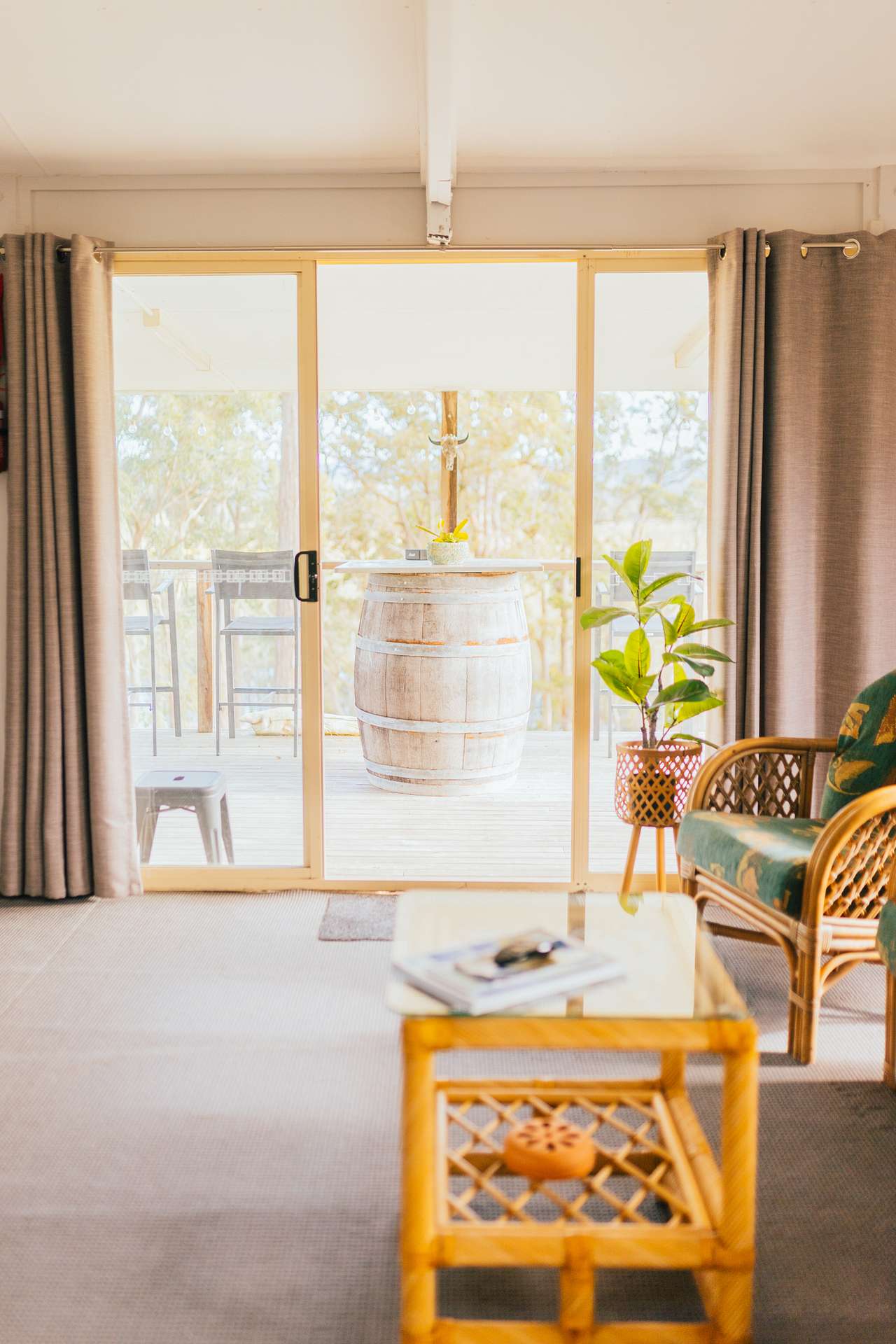 inside the cabin