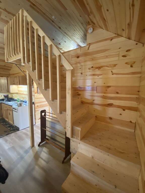 Upper Red Rustic Cabin