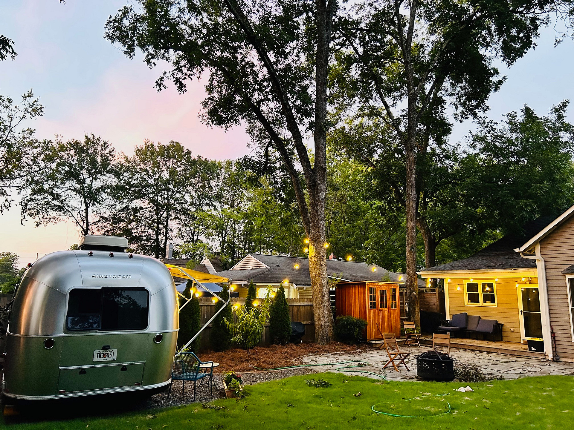 Urban Airstream Backyard Retreat