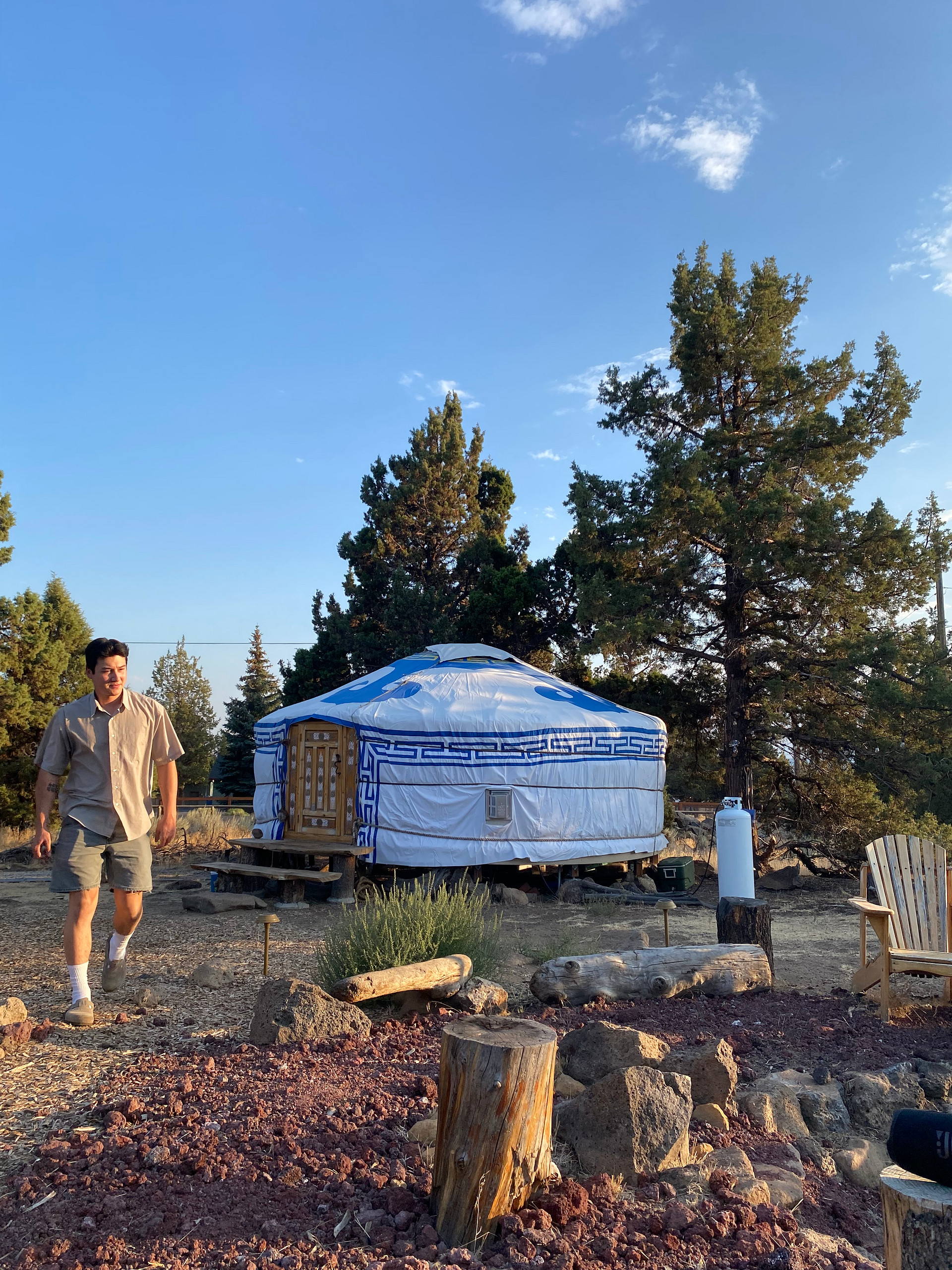 The yurt! 
