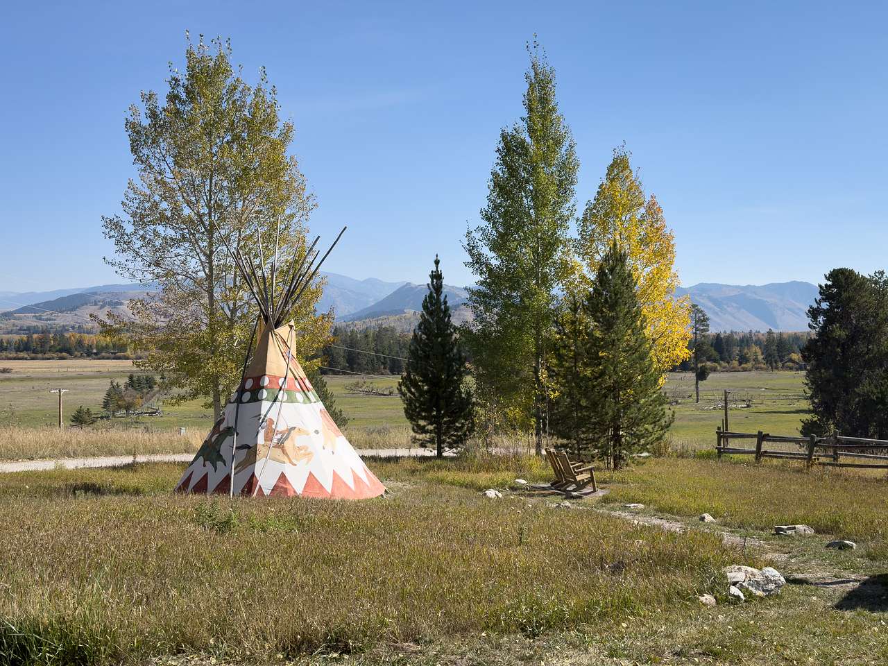 Teton Painted Tipi
