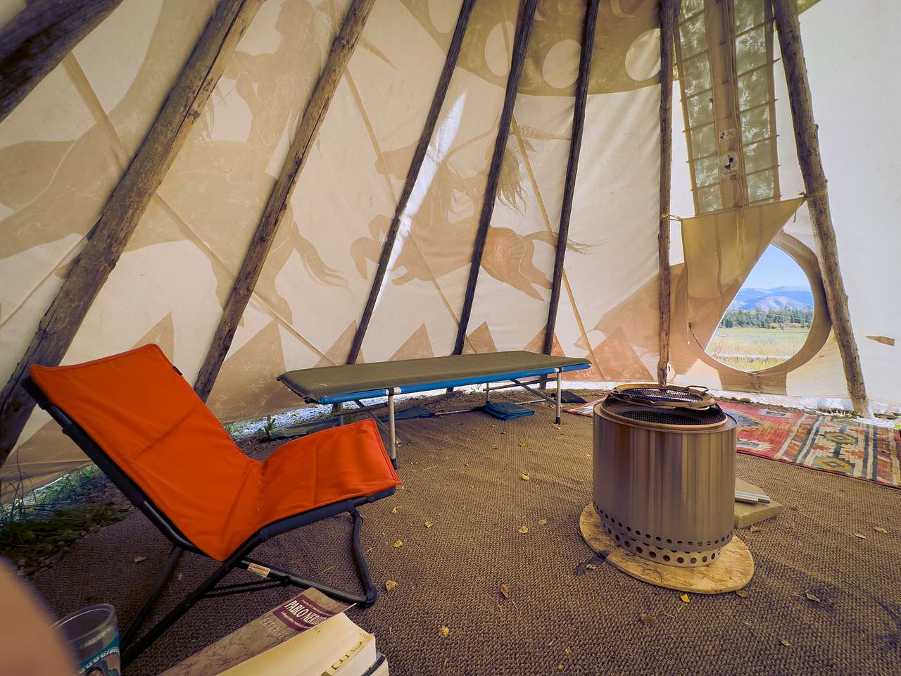 Teton Painted Tipi