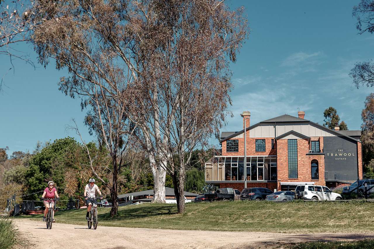 Visit the neighbouring Trawool Estate for lunch - approximately 2km along the rail trail (horse yards available very close to the estate)