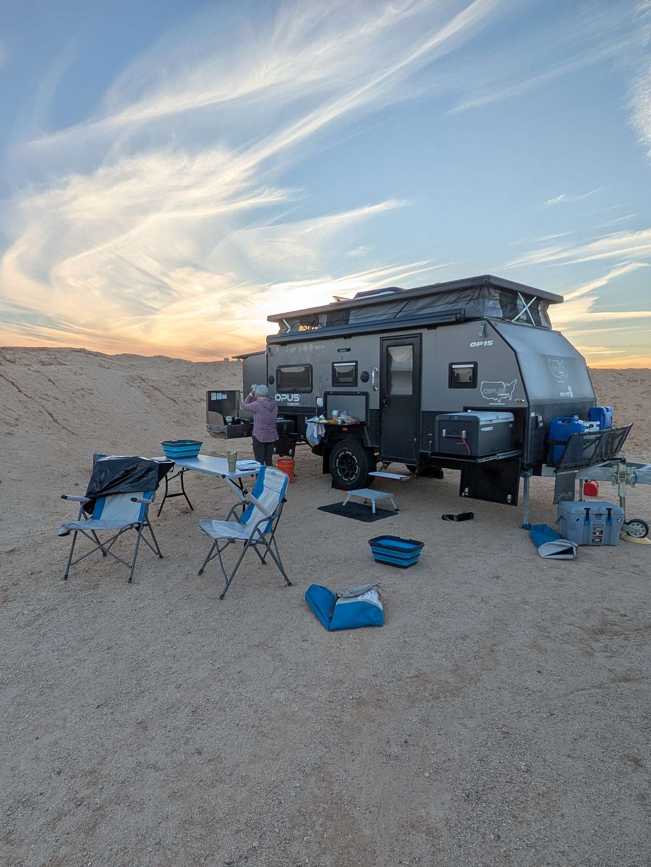 Berm Wind Protection