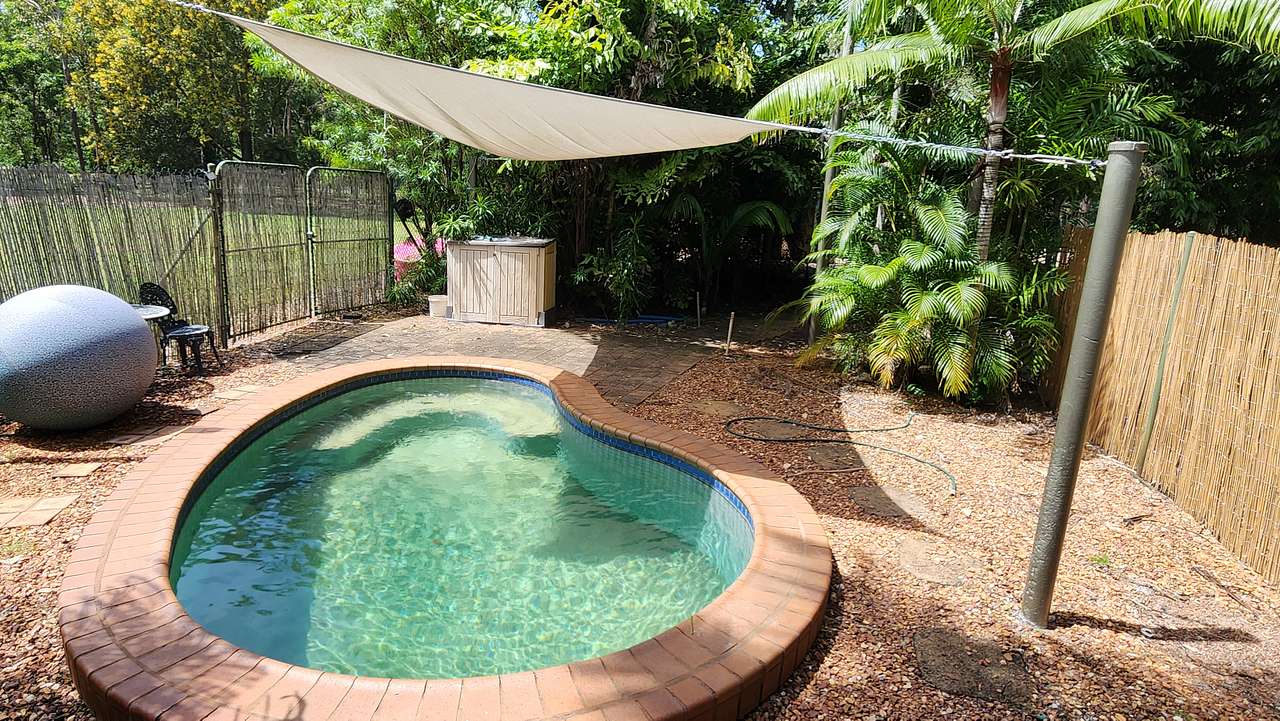 Plunge pool, perfect place to cool off and unwind at the end of a day exploring the Darwin region.