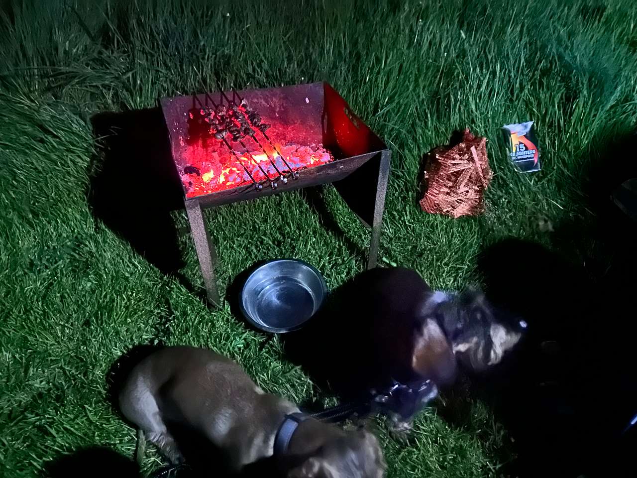 Cooking on the campfire!