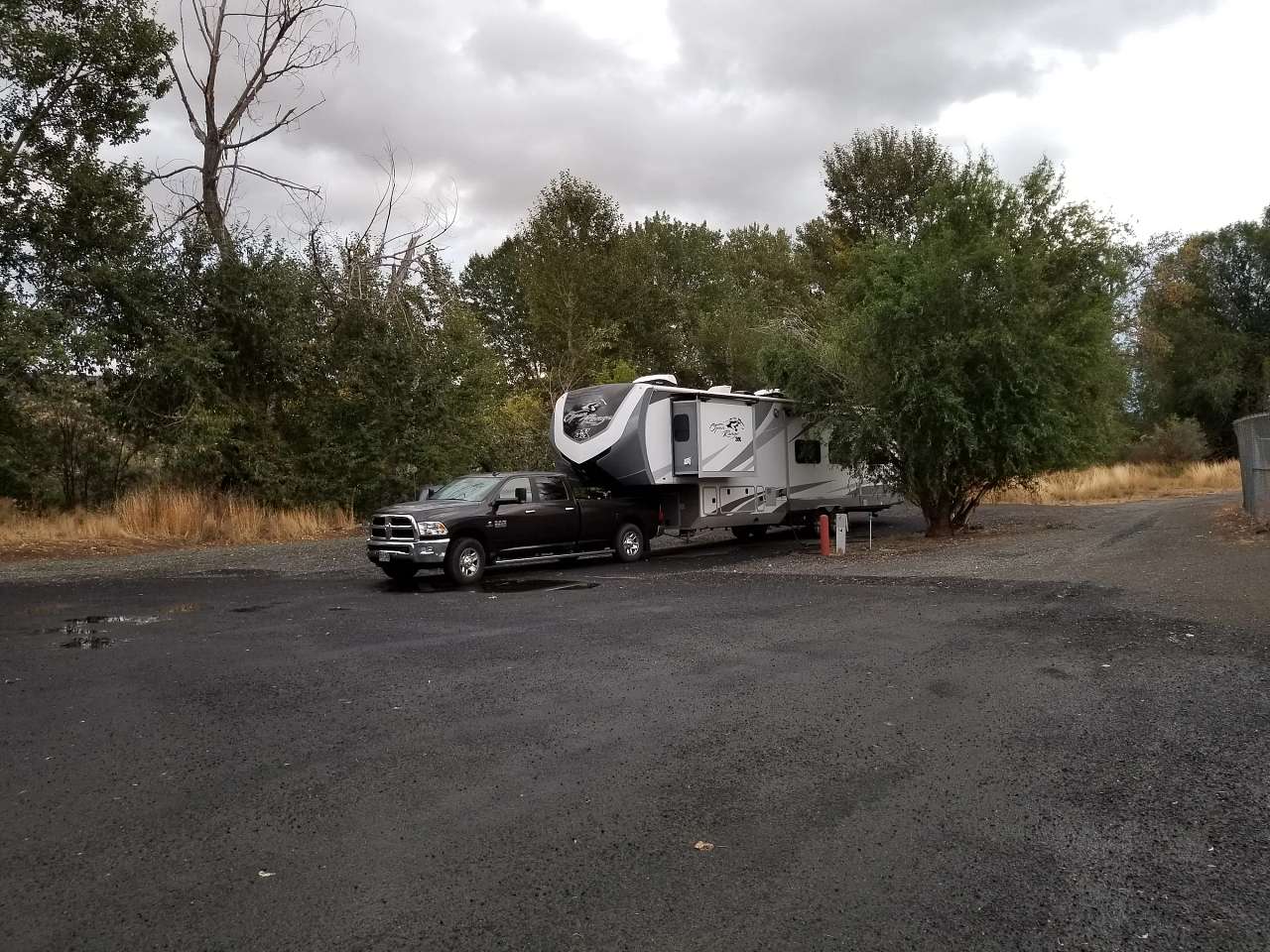 Back In RV Site