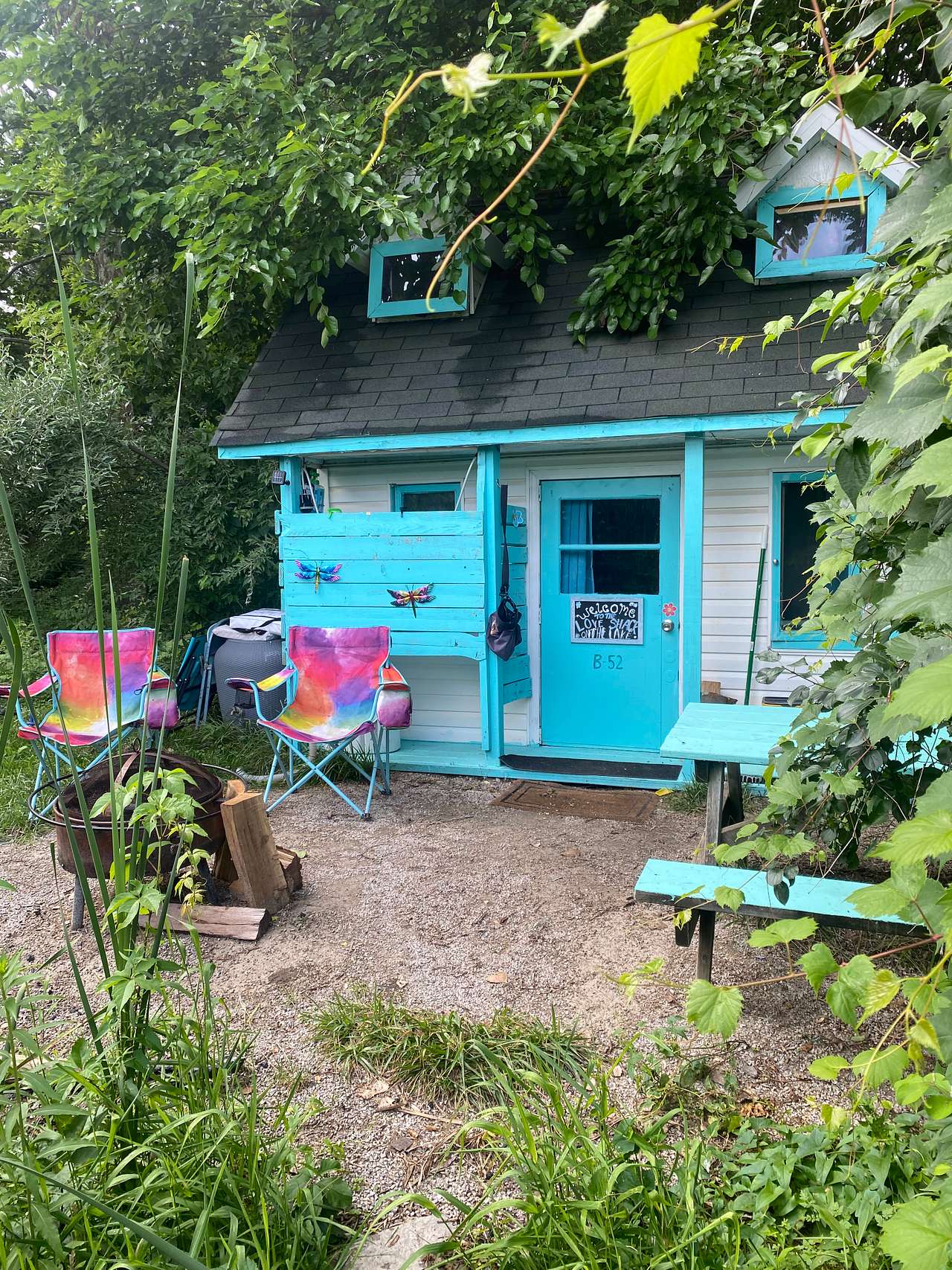 Tiny Love Shack Off Grid Glamping