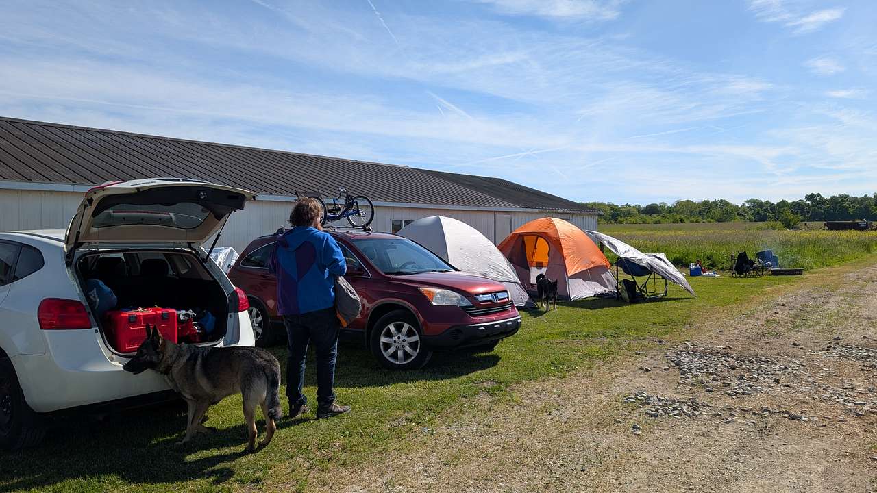 Camp at Cobbler's Knob