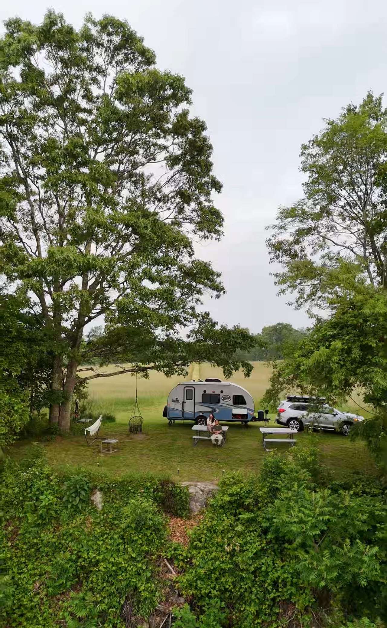 How private our spot was! (Taken with drone) 