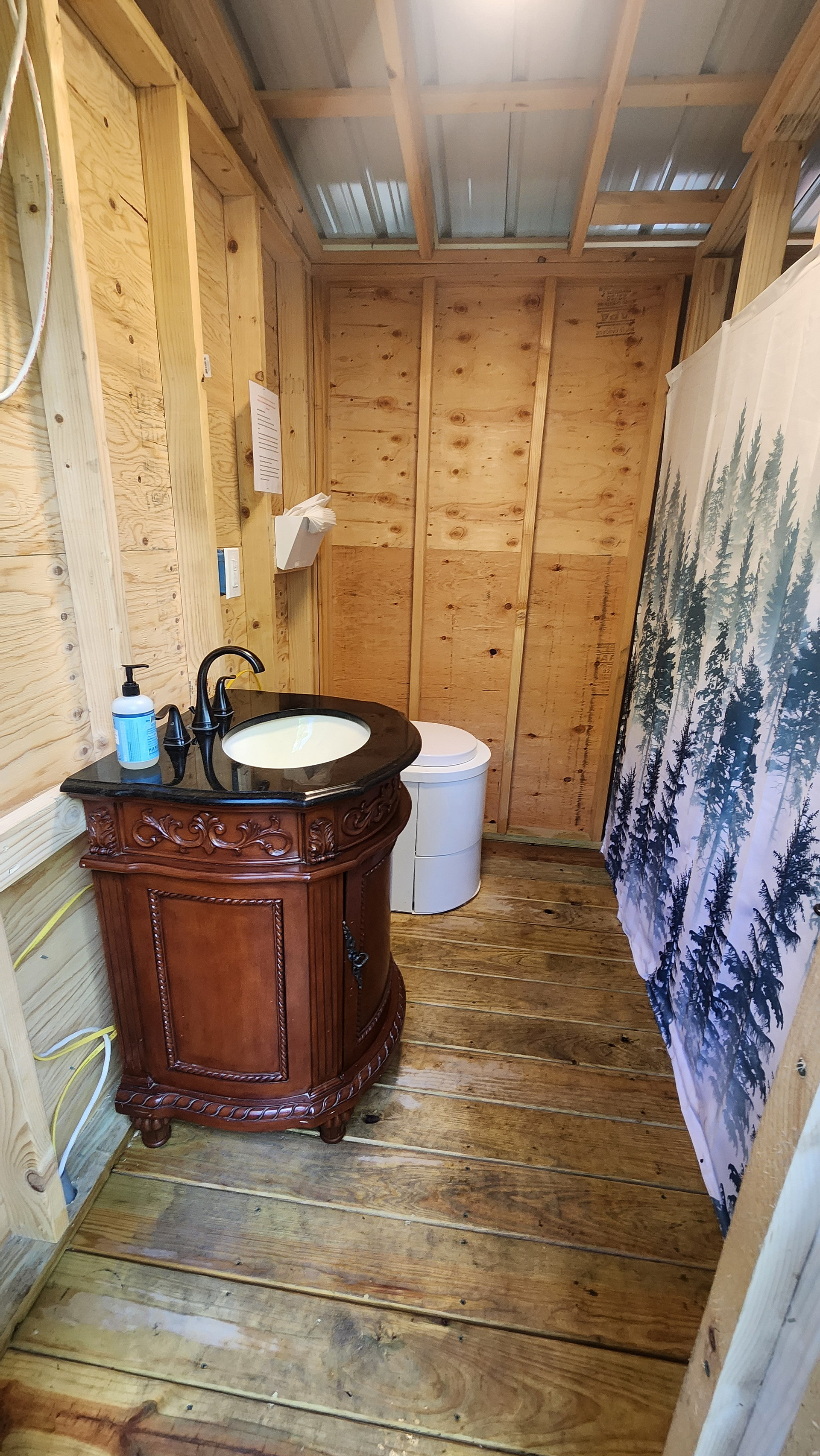 New Bathroom and Hot shower!