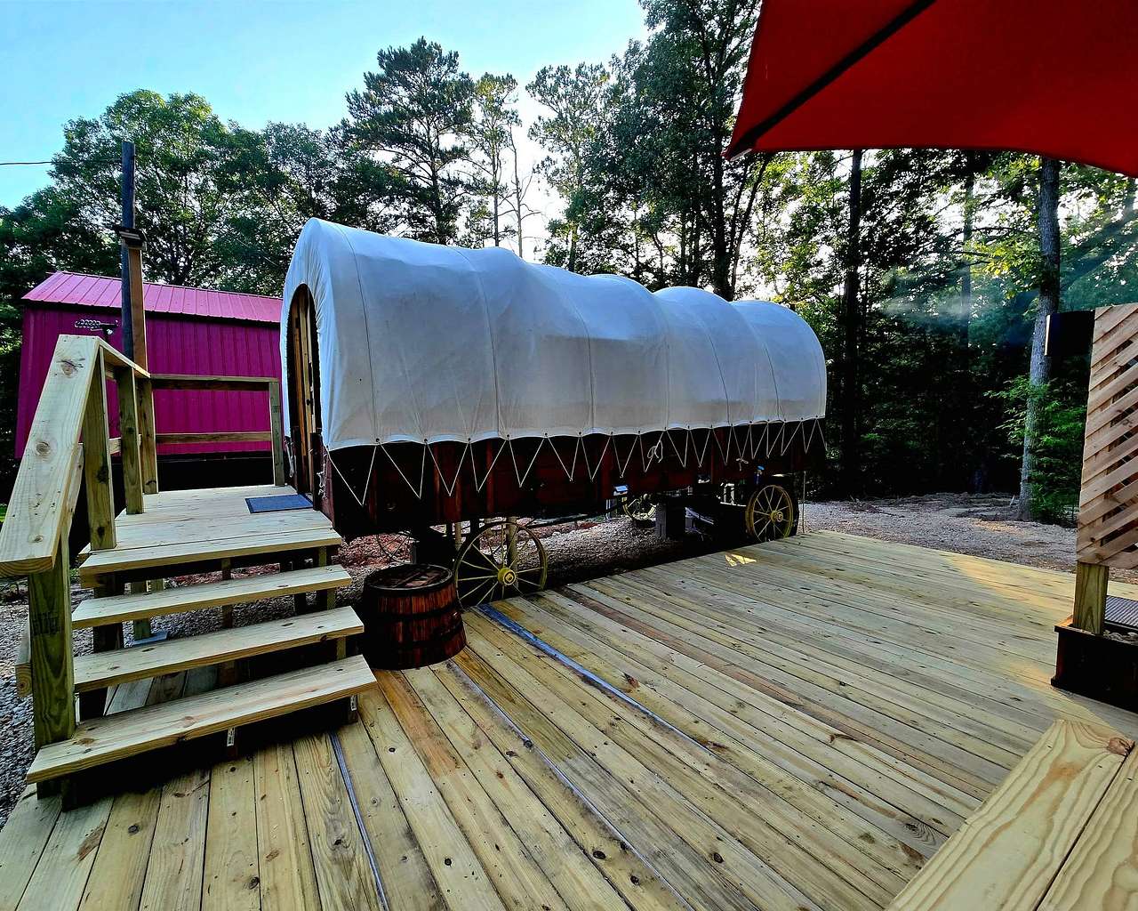 Rustic Wagon Glamping Retreat