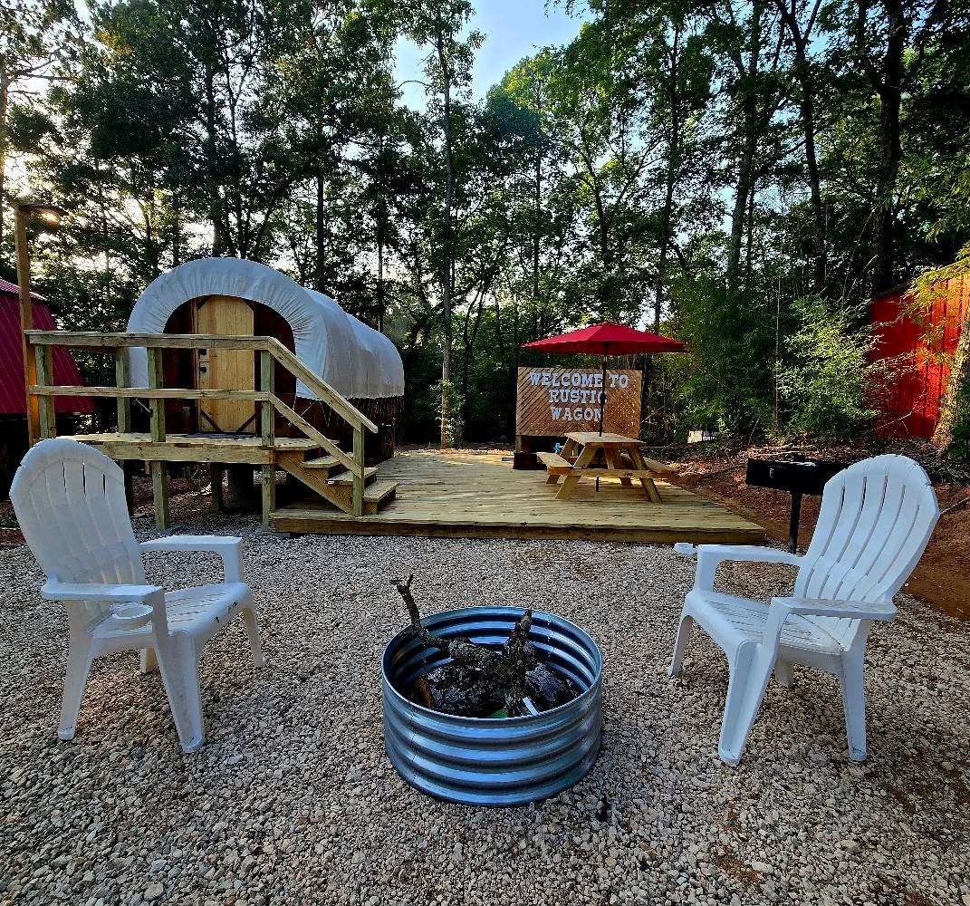Rustic Wagon Glamping Retreat