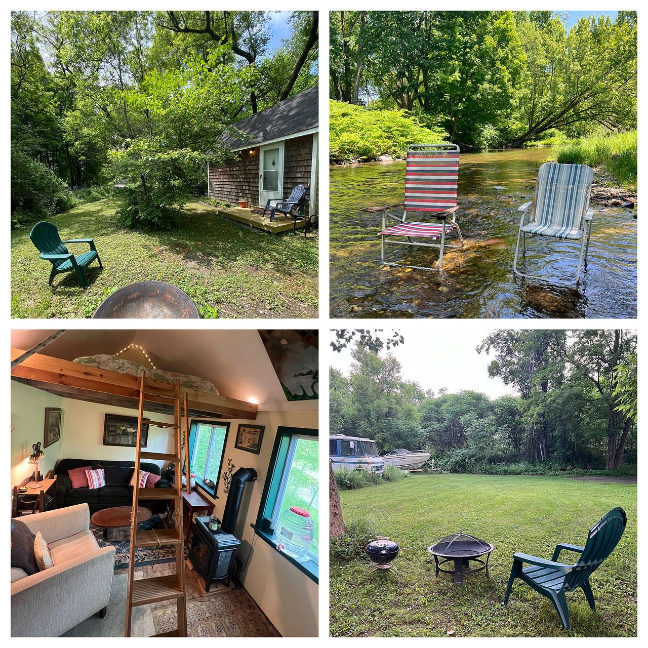 Riverside Retreat and Tiny Cabin