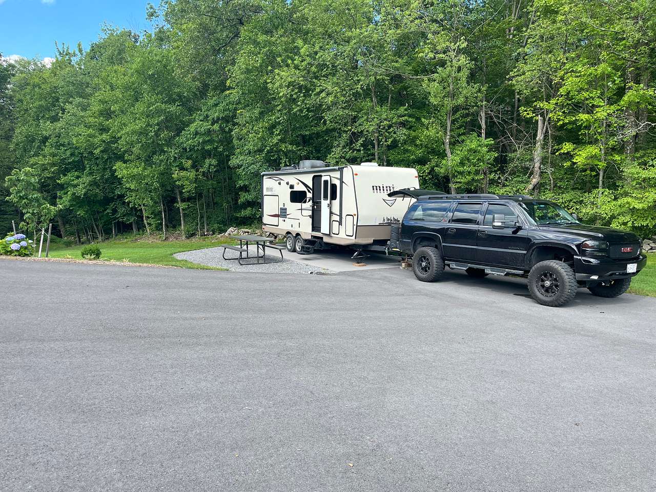 RV Hook Up at The Barn