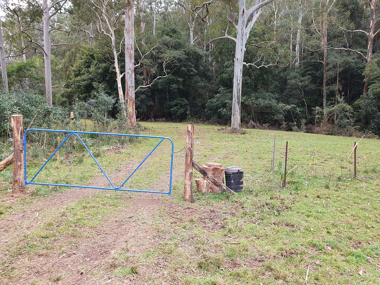 Entry to campsite