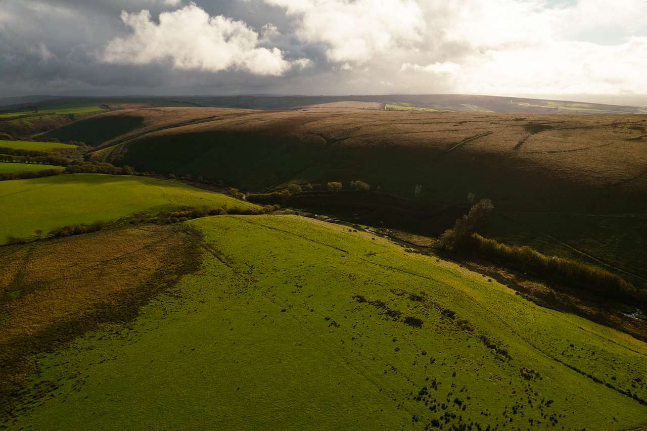 Wild camping at Emmetts on Exmoor