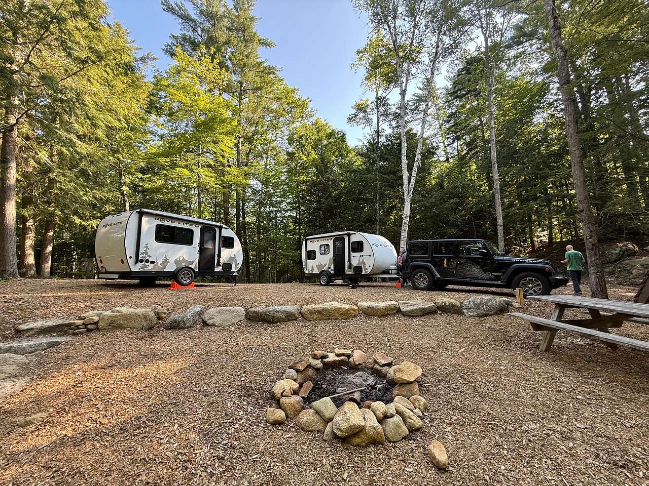 Plenty of room for 2 x 14 foot campers