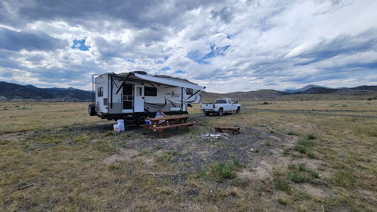 Camp site near Ringing Rocks