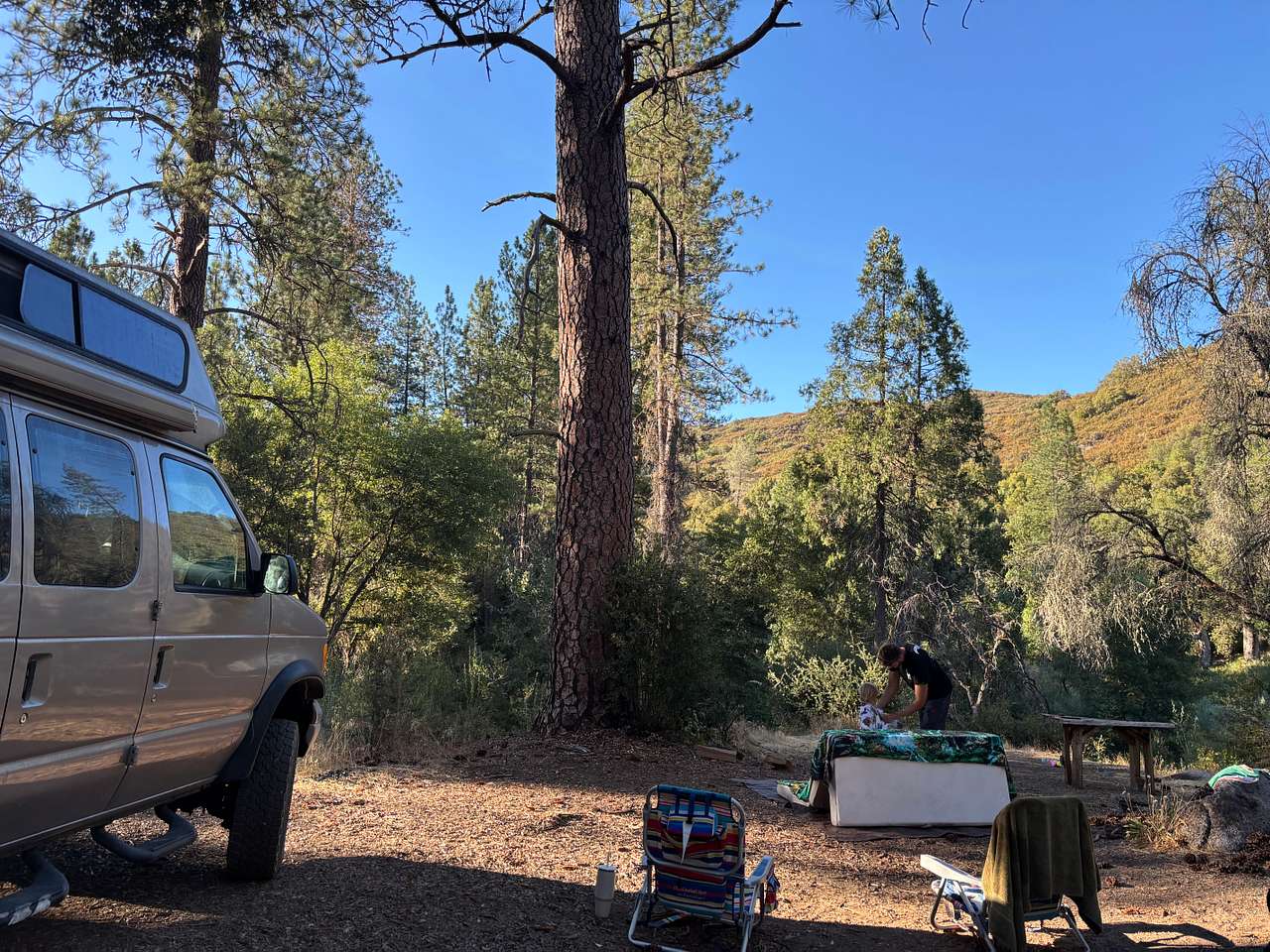 Our campsite 