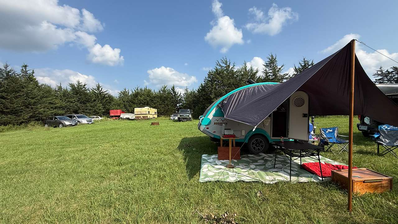 Private secluded camp