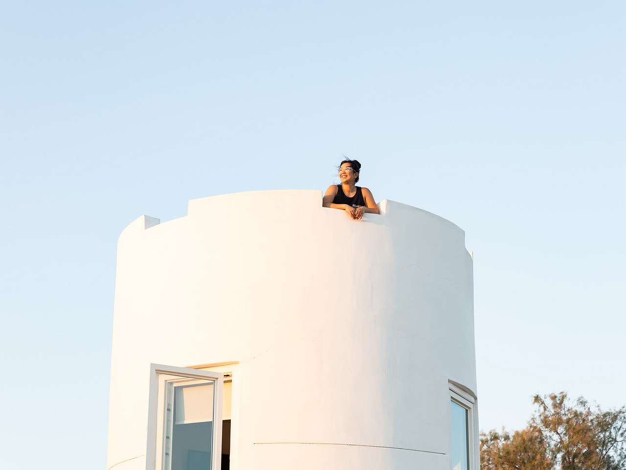 taking in the view