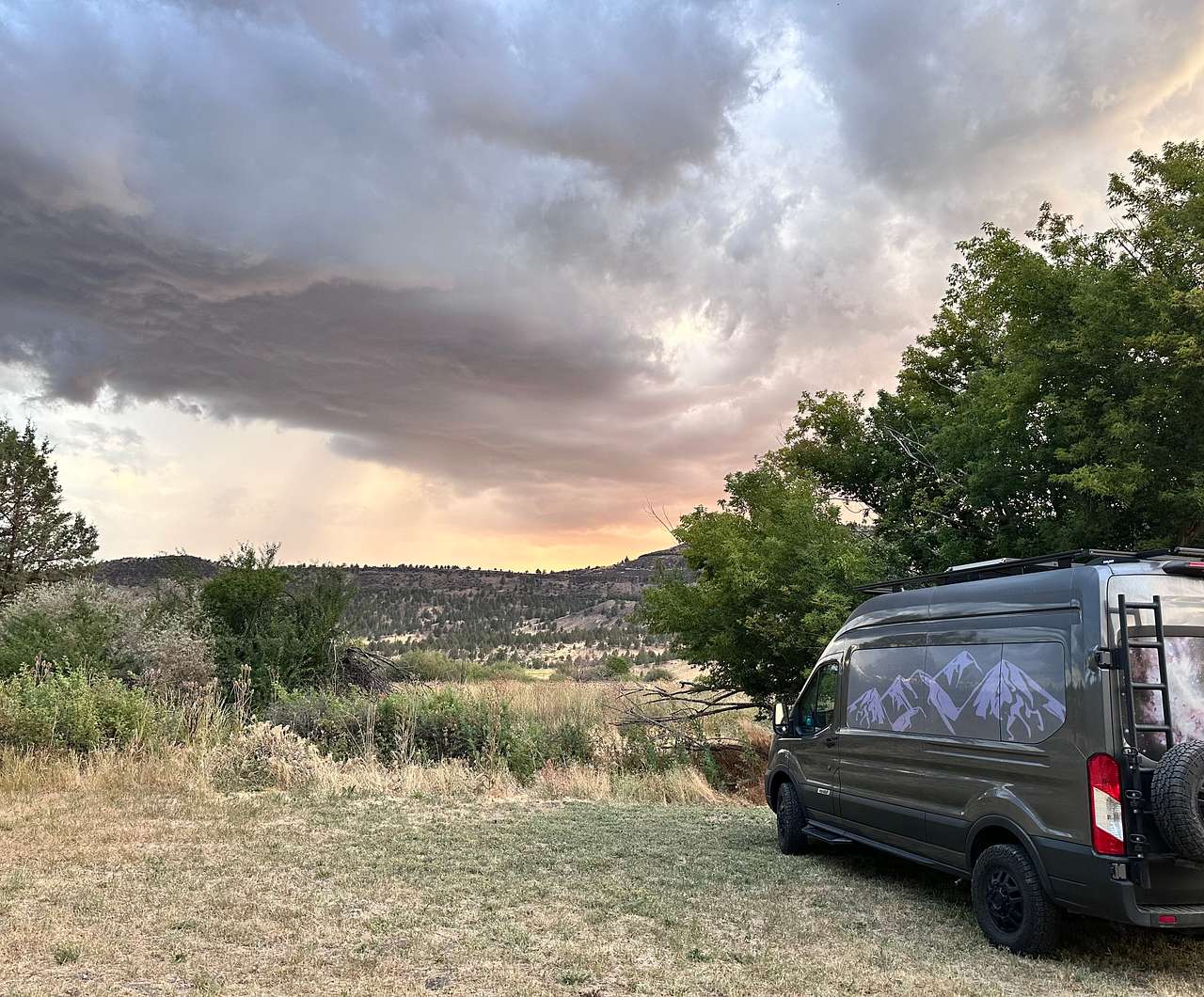Weather coming in. 