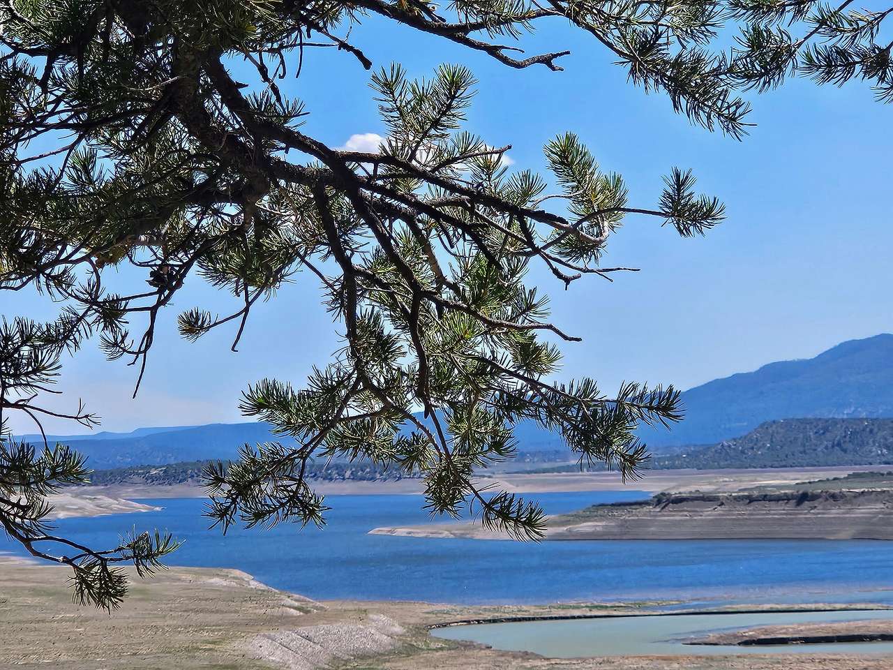 El Vado - Lake View from the Stone House, Cabins and common areas