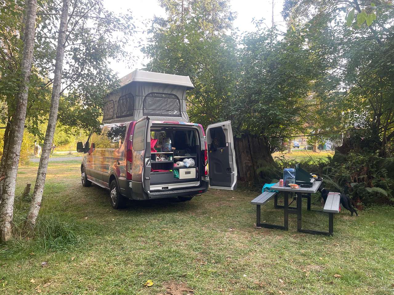 Peacock Camping (Vancouver Island)