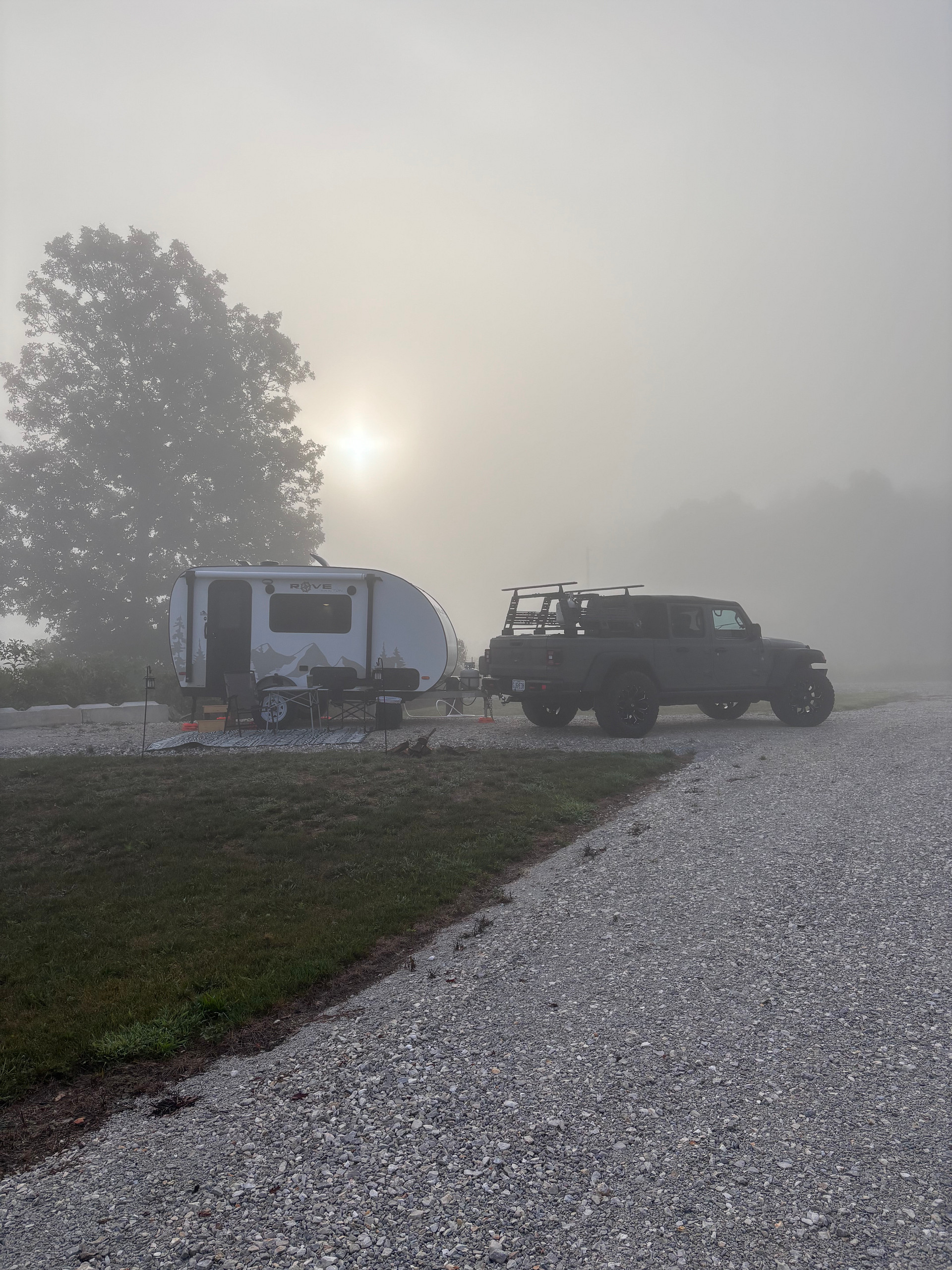 Woke up to some fog. Beautiful though. 
