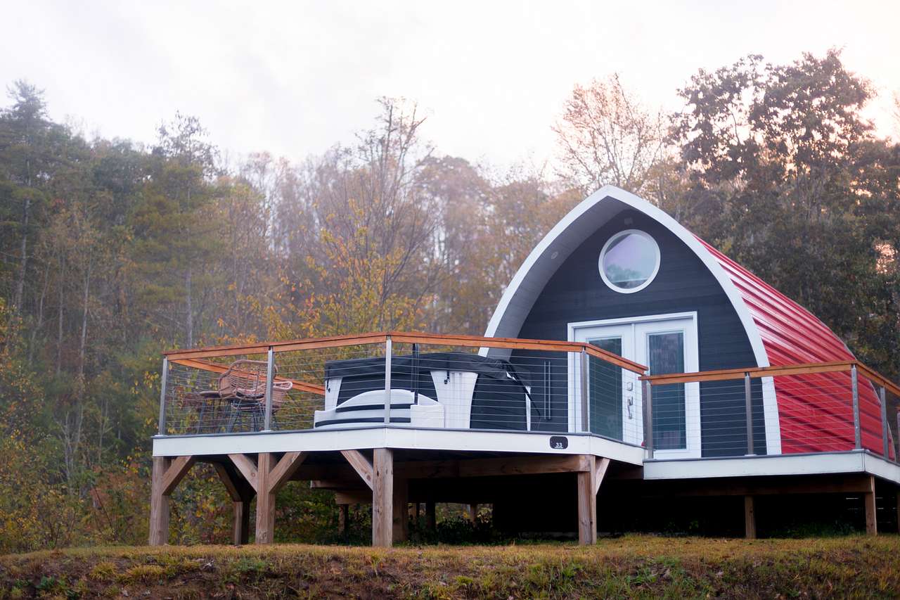 Red cabin