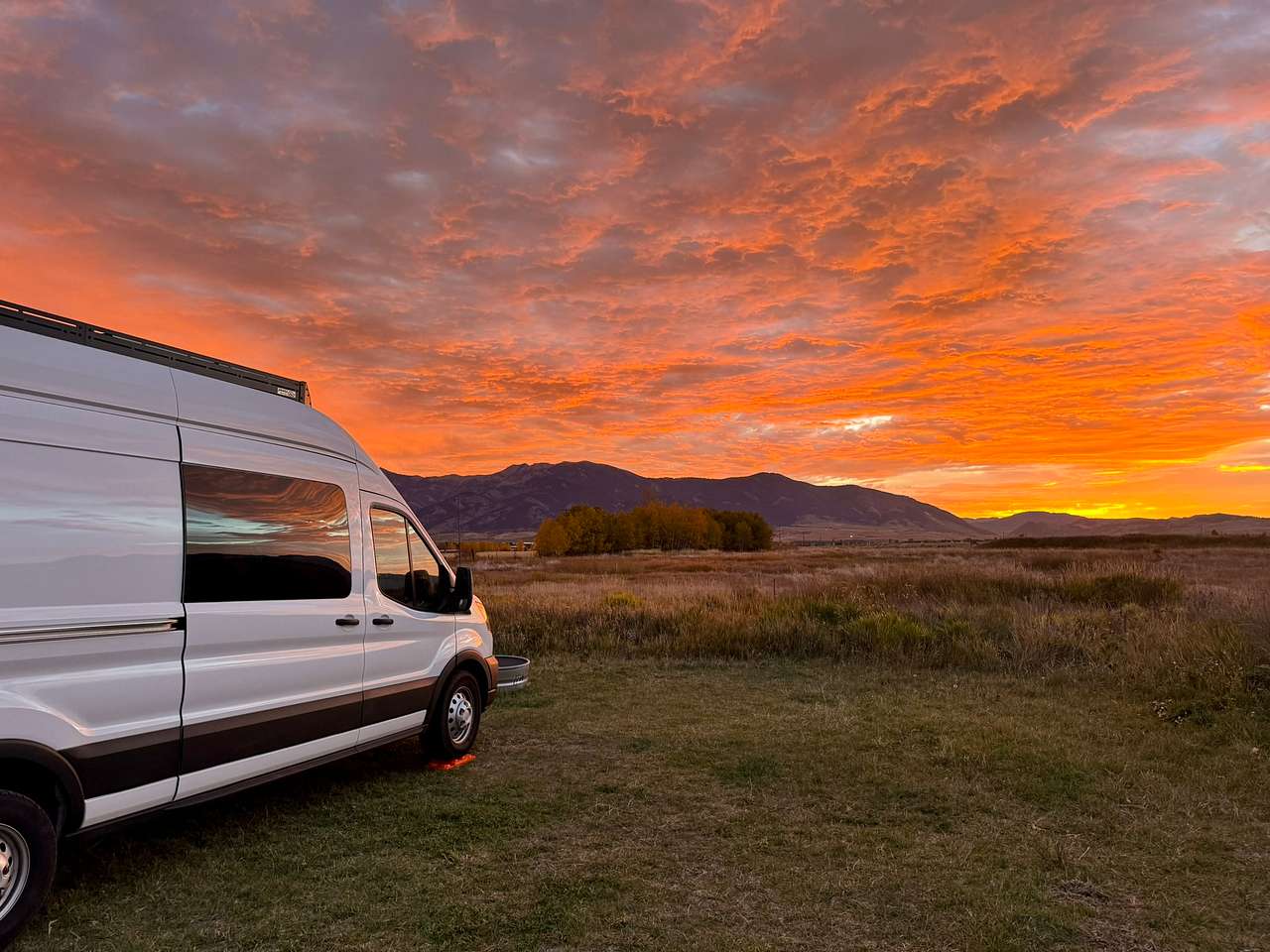 Sunrise over the Bridger Range