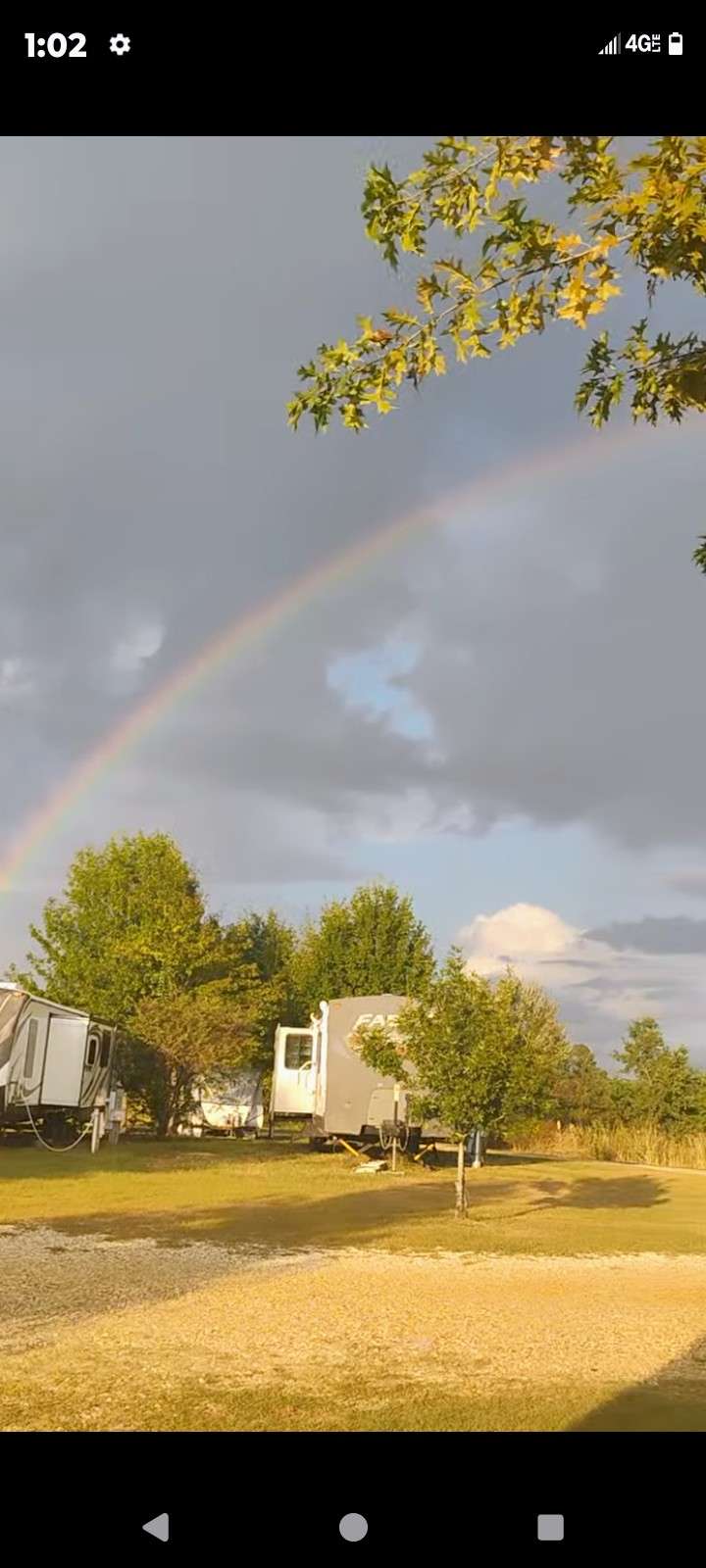 Rainbow over Gofish simply beautiful 