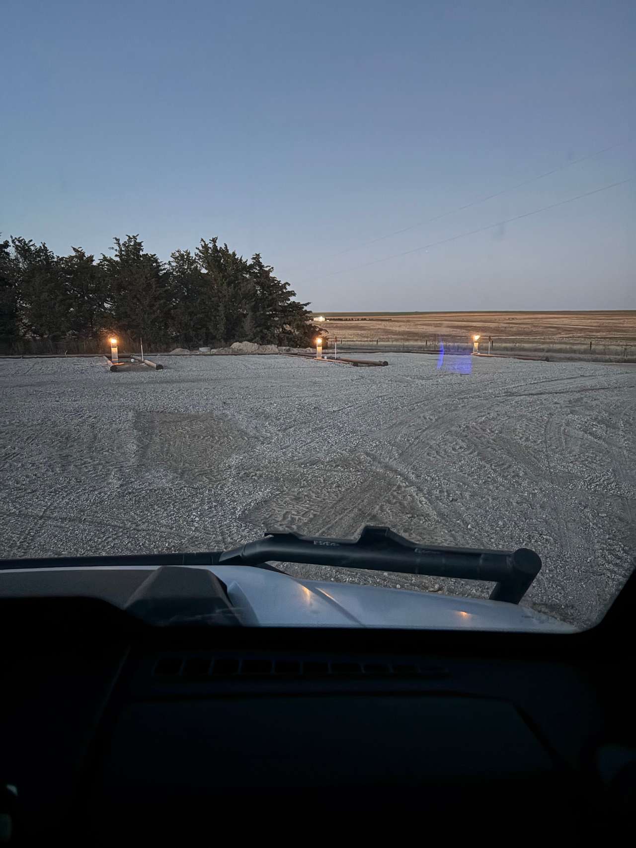 Nice spacious spots even for large campers. 
