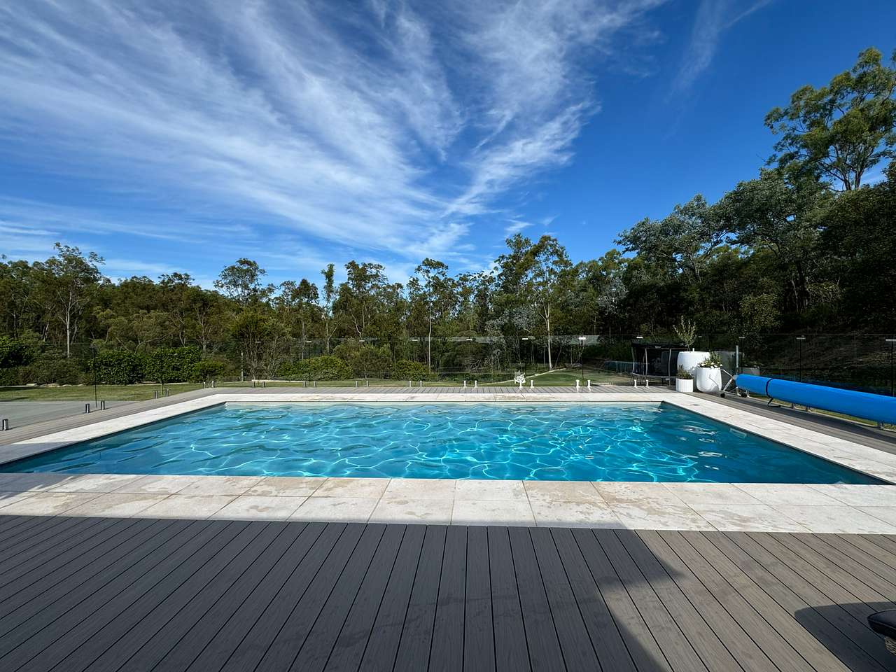 Suburban Poolside Caravan Retreat