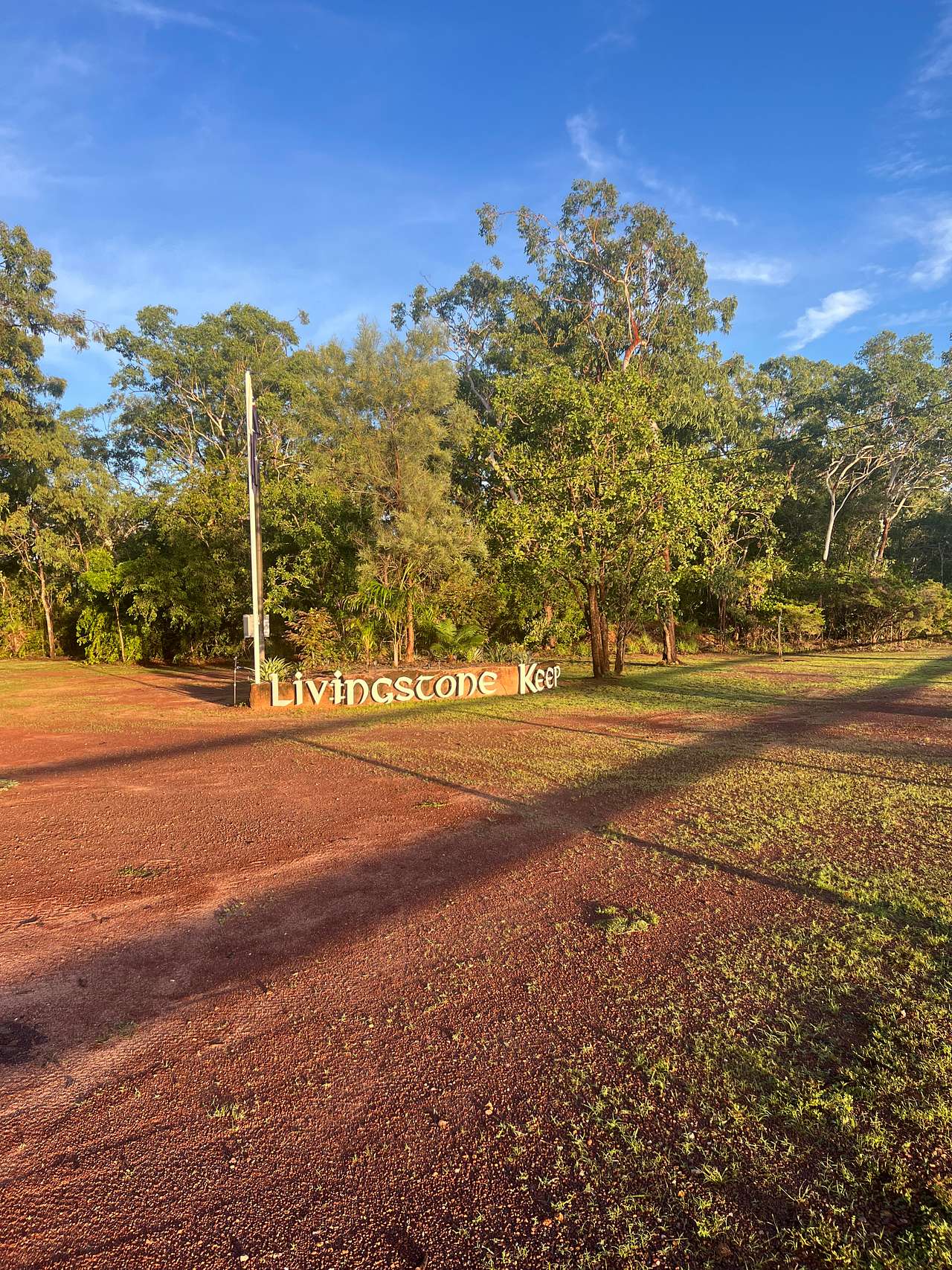 Welcome to Livingstone Keep! A safe and secure secluded place to rest up and unwind, only seconds off of the Stuart highway. 