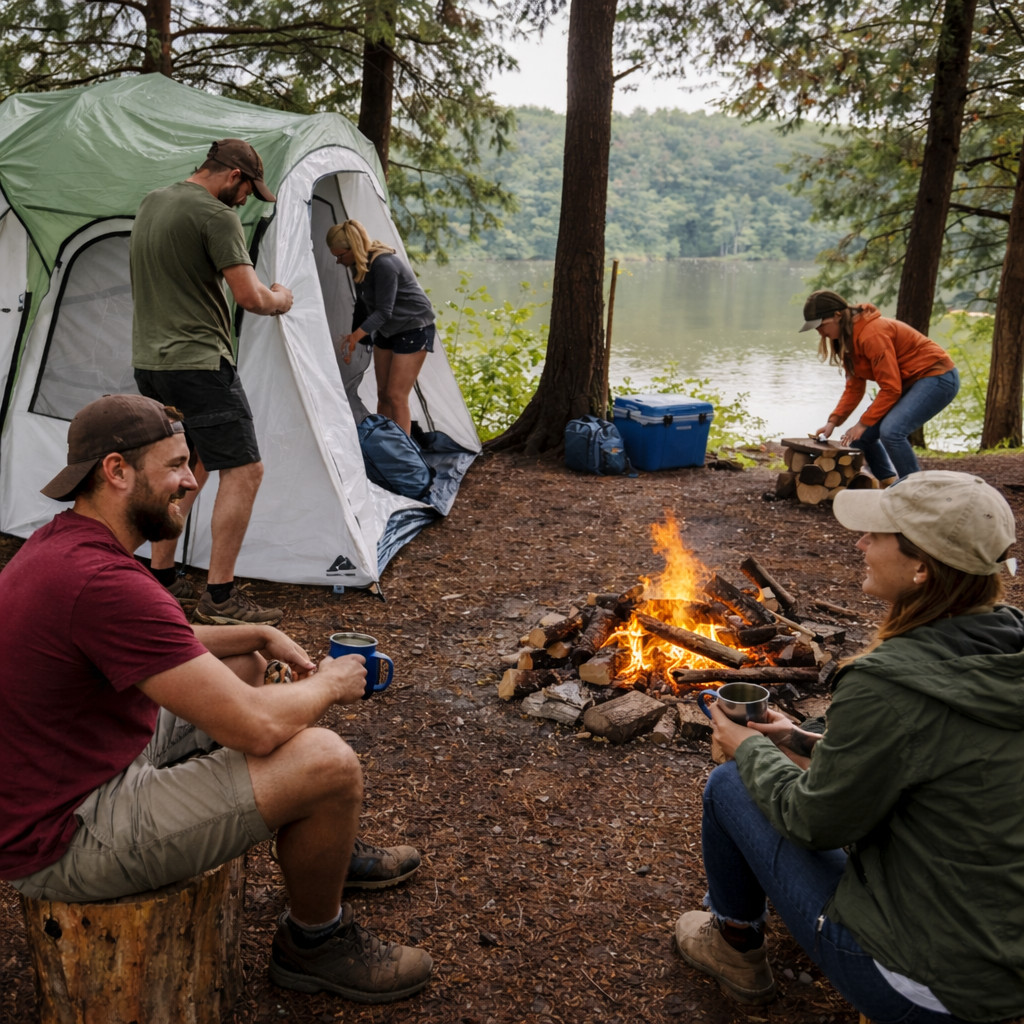 Our exclusive 3 site Peninsula - Best Lake experience!