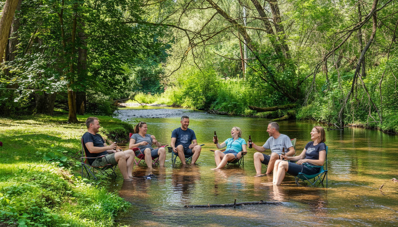 Wiscoy Creek...bring your chairs!