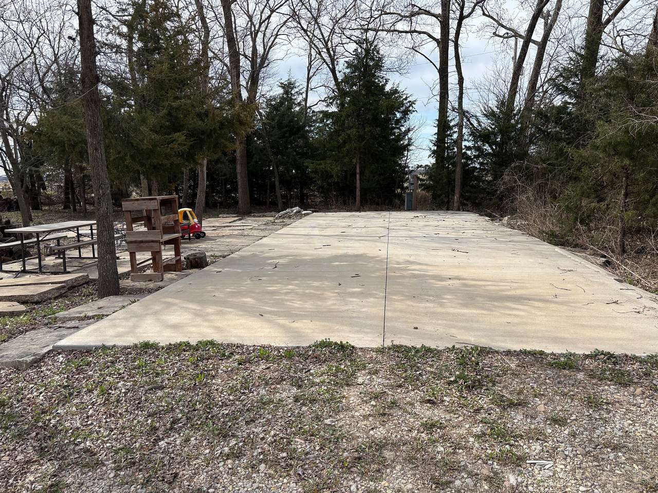 Entrance to site #1.
