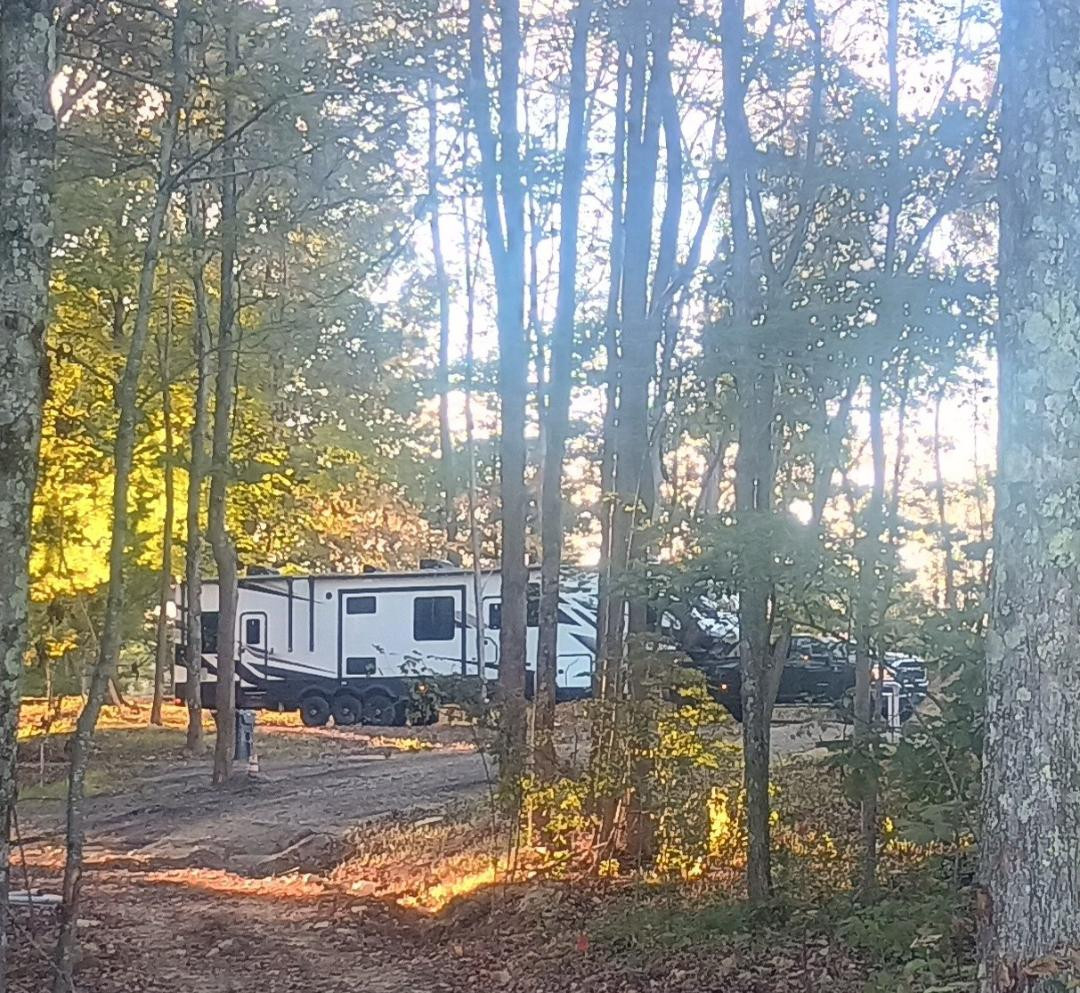 47 ft at campsite Outlook Haven