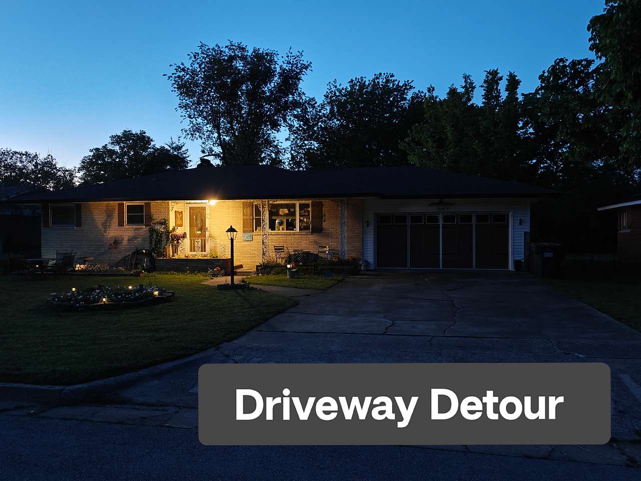 Driveway Detour