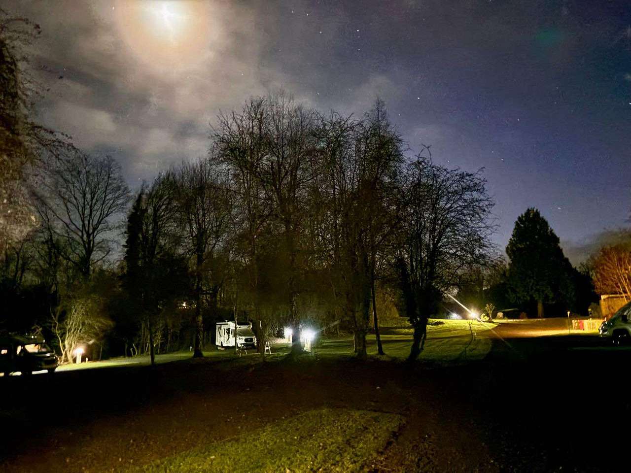 Campsite on Bromyard Downs