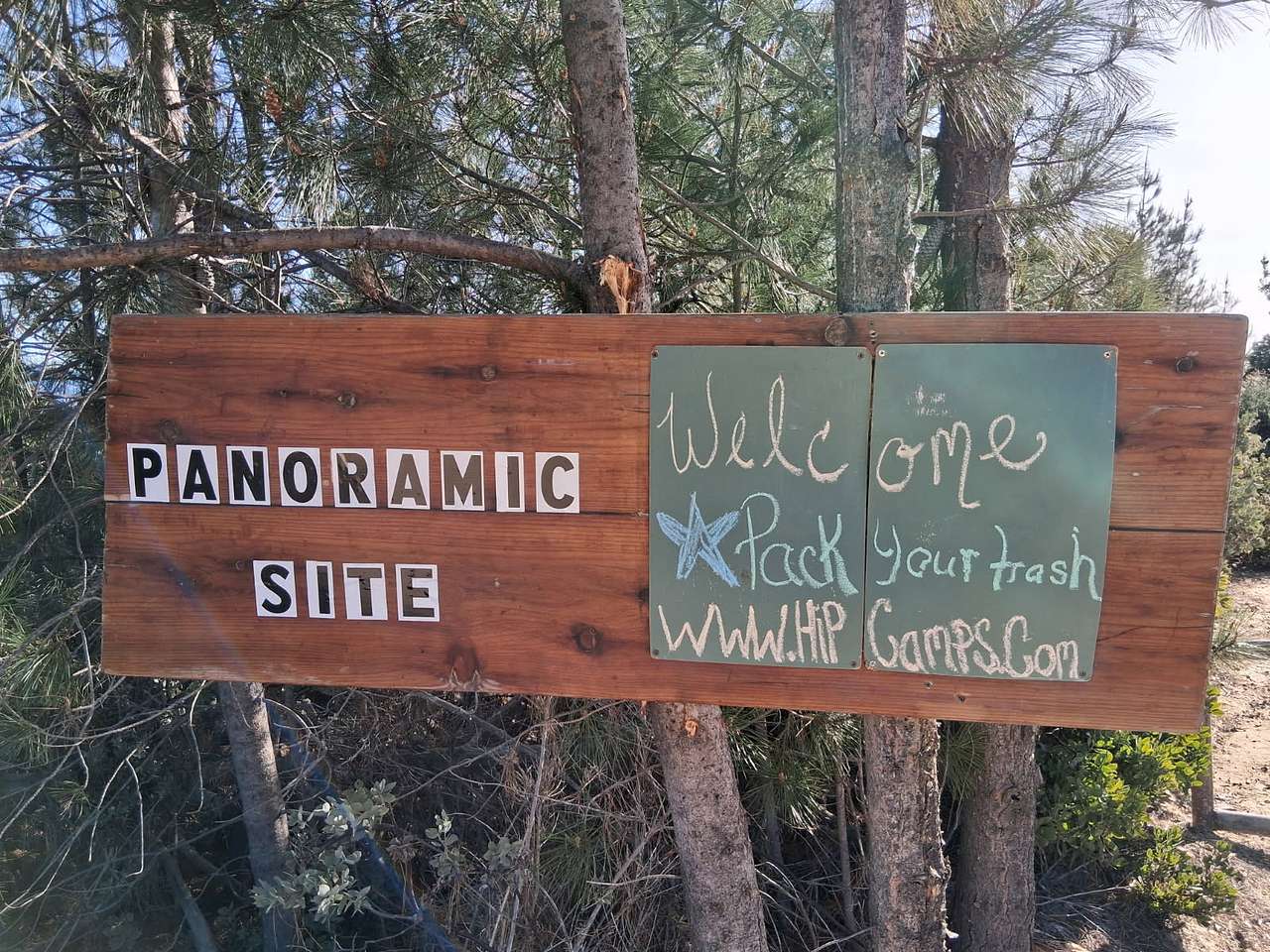 The sign to look for off of Summit Road and Mount Madonna 