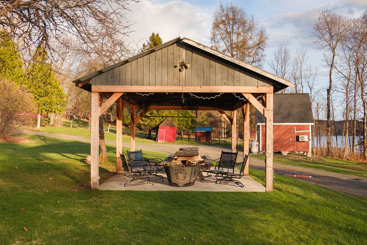 The communal gazebo
