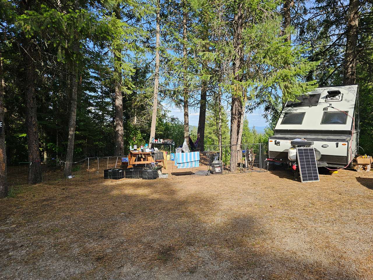 Small part of campsite we used. 
