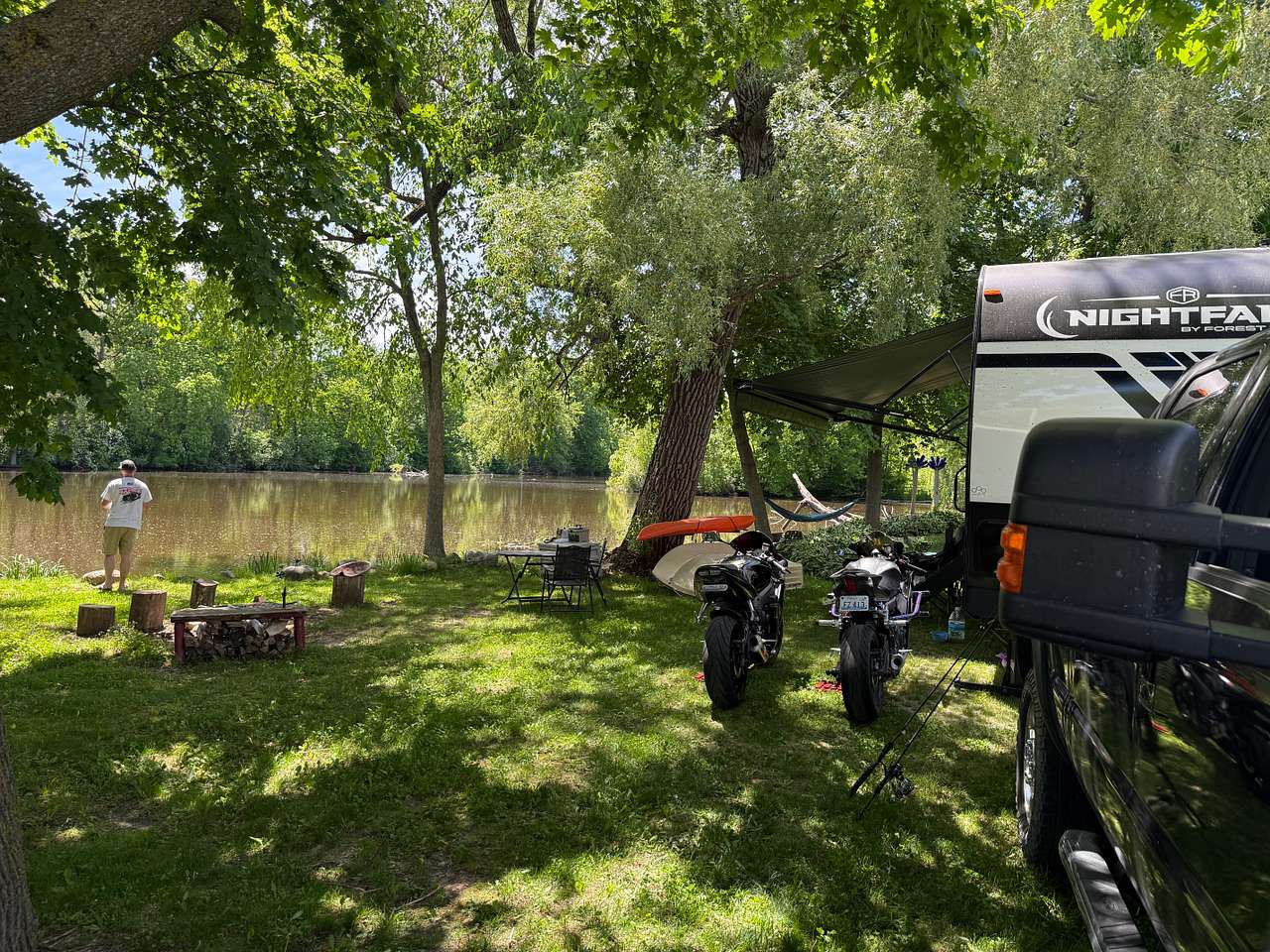 Pondfront RV Site near Road America