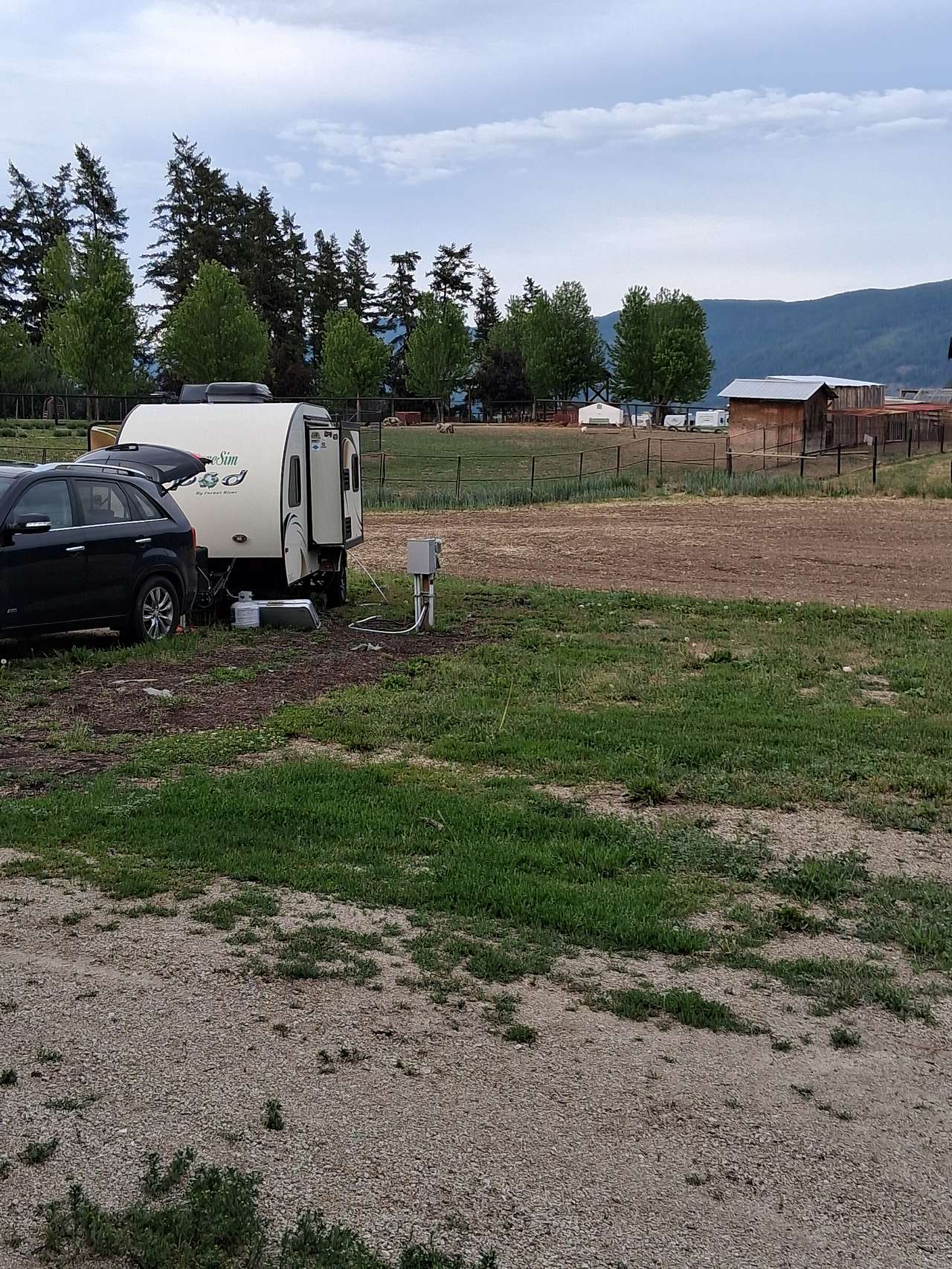 We were the only ones there. 