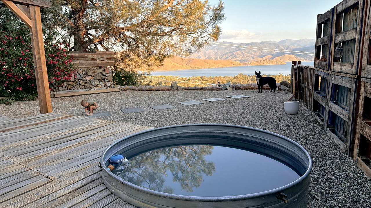 Luke’s glamping spot
